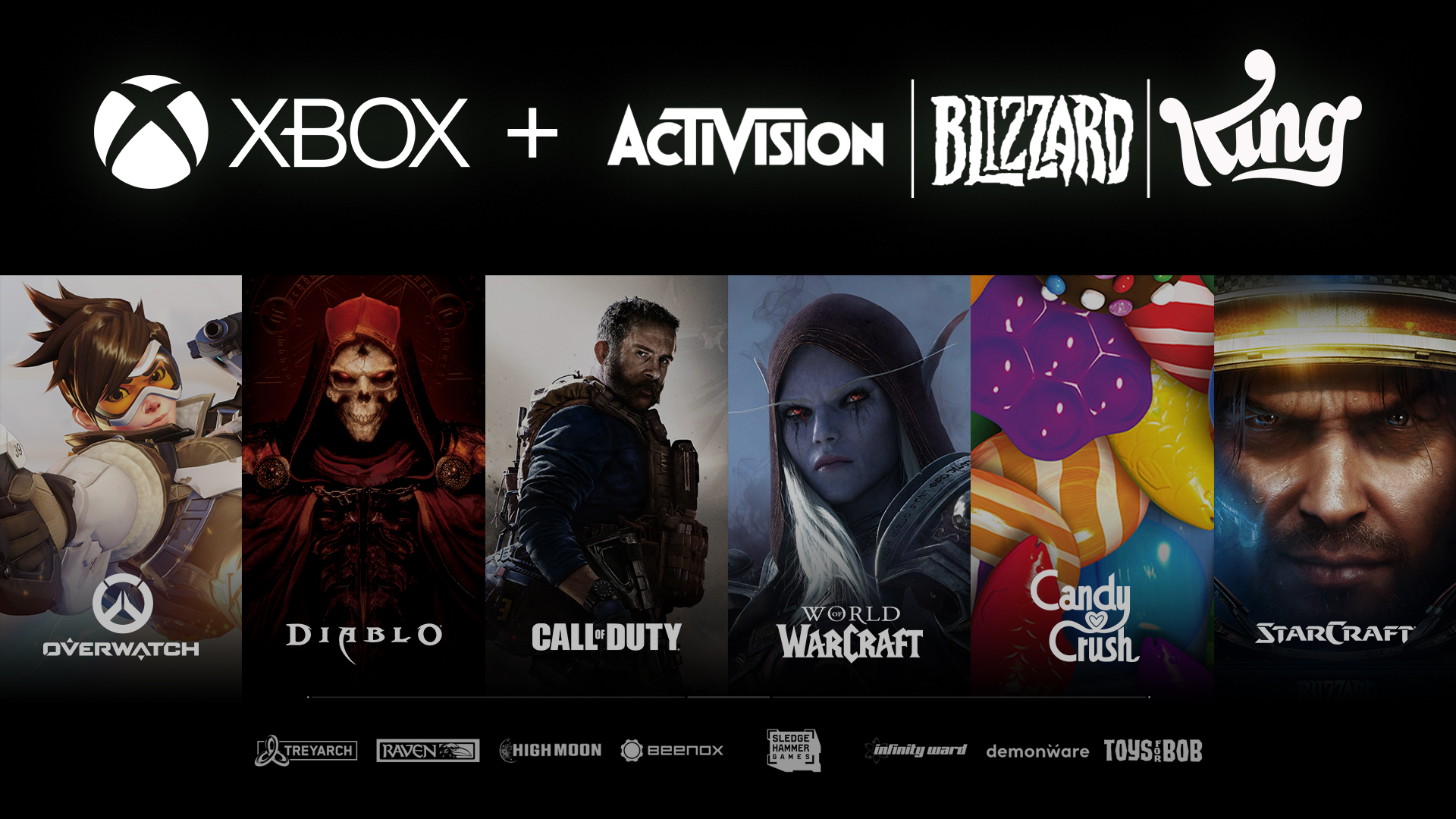 Le dan ‘power’ a Microsoft para adquirir Activision Blizzard, dueña de Warcraft y Candy Crush