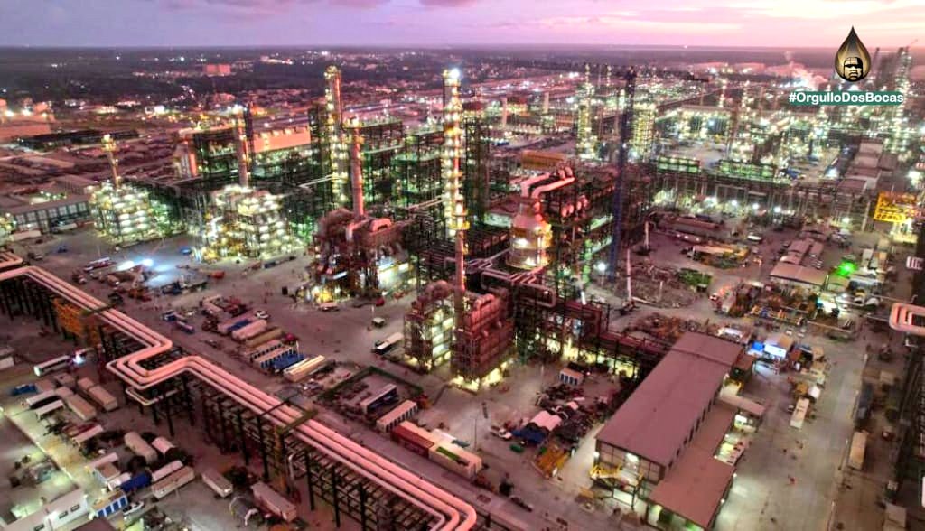 Refinería Olmeca ya produce “combustibles primarios”; todavía no se pueden vender