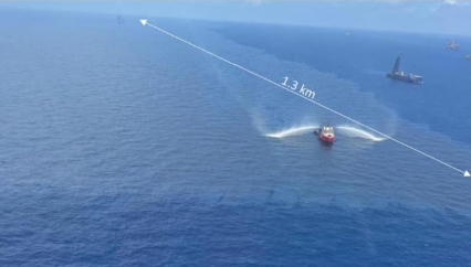 Confirma Pemex derrame de petróleo en el Golfo de México; niega “grandes magnitudes”