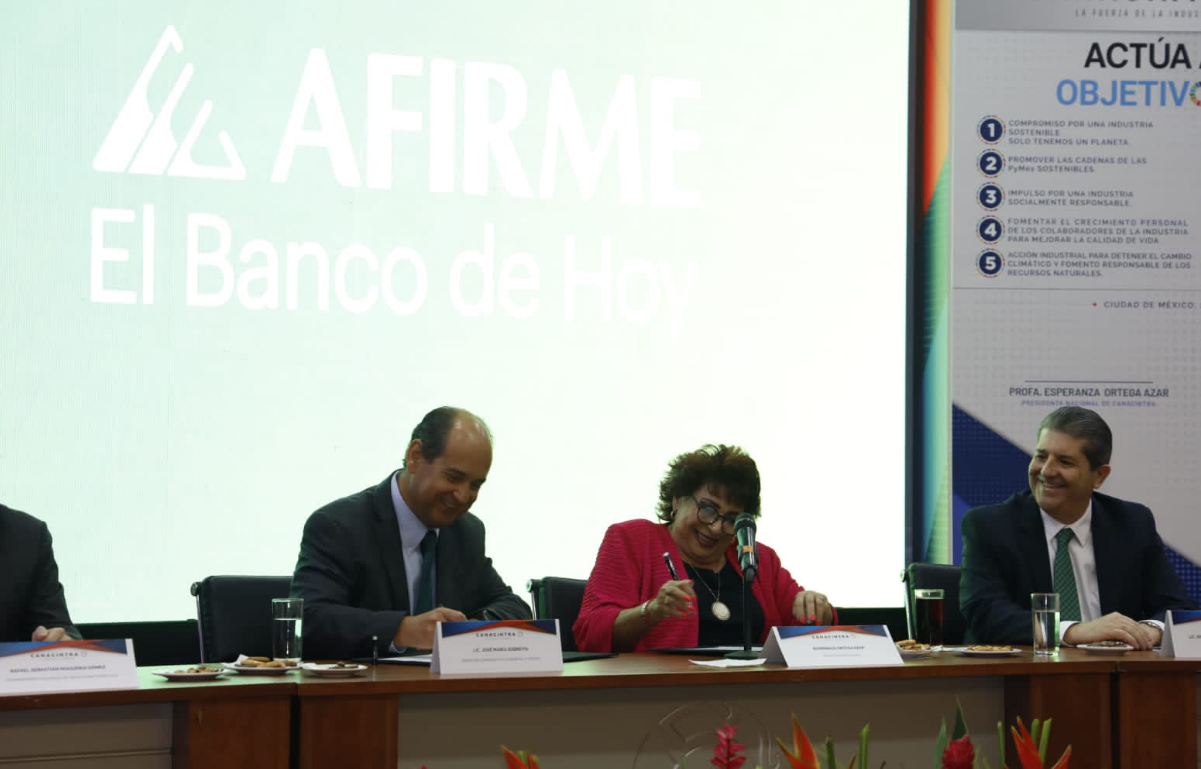 Afirme y Canacintra acercarán productos financieros integrales a pymes