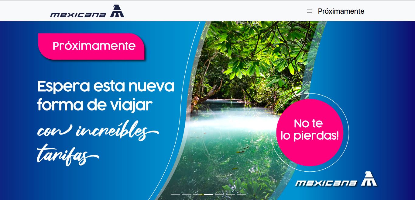 Nueva Mexicana de Aviación publica su sitio de internet; conoce sus rutas
