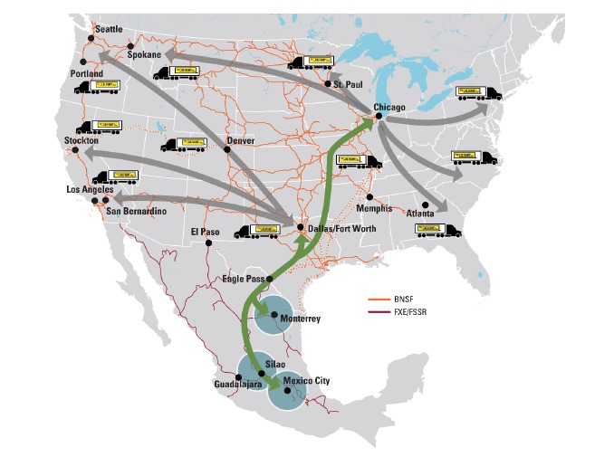 Grupo México anuncia nuevo servicio de transporte intermodal vía Eagle Pass