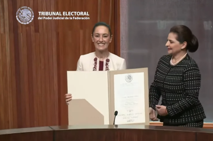 ¡Día histórico! TEPJP entrega constancia de mayoría a la presidenta electa Claudia Sheinbaum
